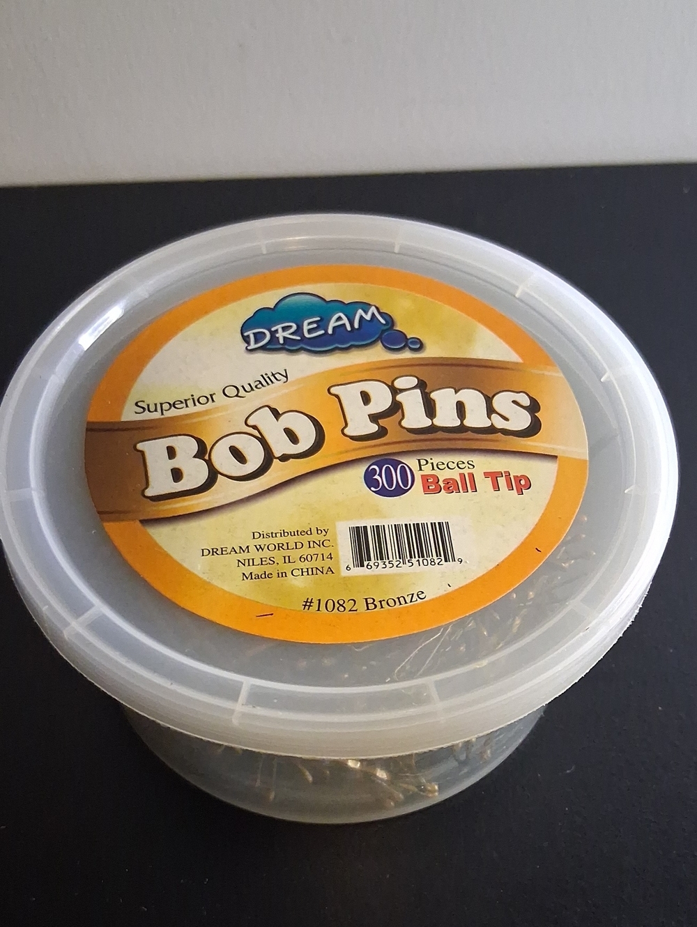 Bob Pins 300 Pieces Ball Tip - Bronze